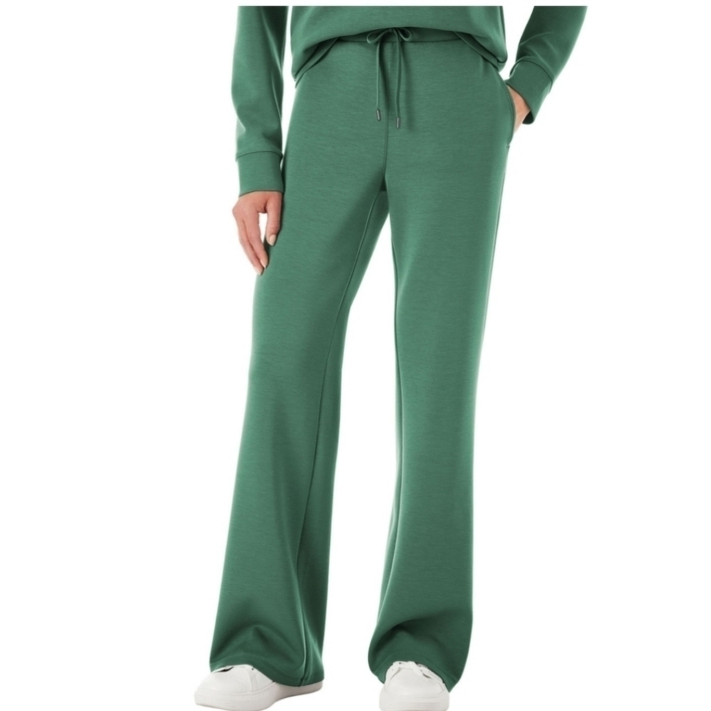 Member's Mark Women's Wide Leg Luxe Pants. Color: Green Jade. Size XXXL. New.S